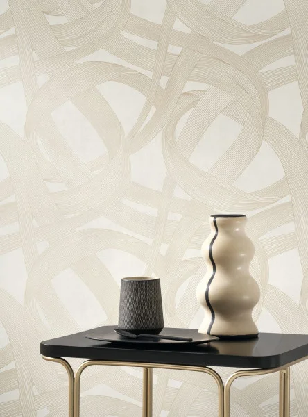 Shimmy Wallpaper - Blanc Ficelle by Shimmy Wallpaper - Blanc Ficelle from