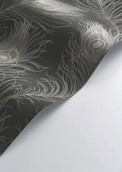 Revue Wallpaper - Noir Fusain / Or by Revue Wallpaper - Noir Fusain / Or from