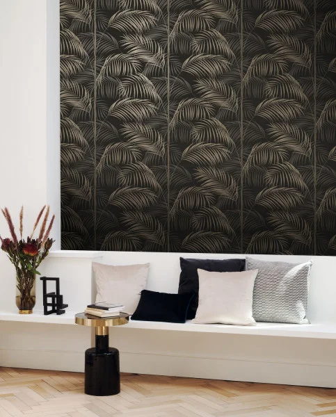 Le Tout Paris Wallpaper - Noir Fusain by Le Tout Paris Wallpaper - Noir Fusain from