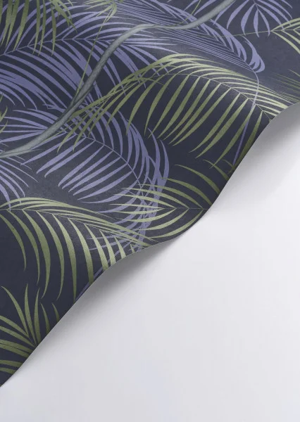 Le Tout Paris Wallpaper - Bleu Outremer / Vert by Le Tout Paris Wallpaper - Bleu Outremer / Vert from