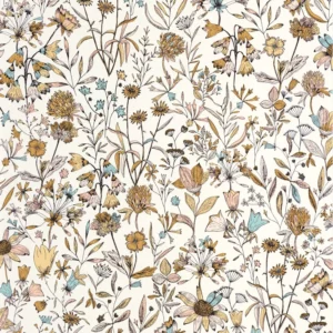 multicolour botanical wallpaper from caselio