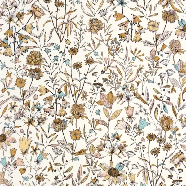 Jardin De Giverny Wallpaper - Multicouleurs by multicolour botanical wallpaper from caselio