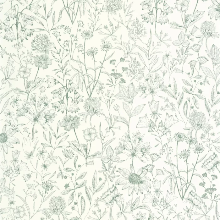 Jardin De Giverny Wallpaper - Vert swatch