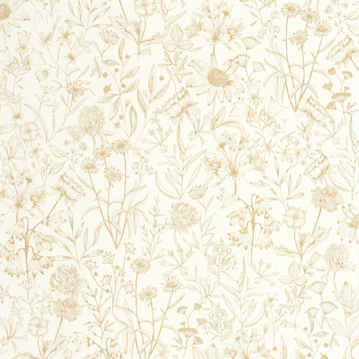 neutral botanical wallpaper from caselio