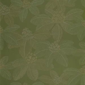 green botanical wallpaper from caselio