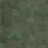green botanical wallpaper from caselio
