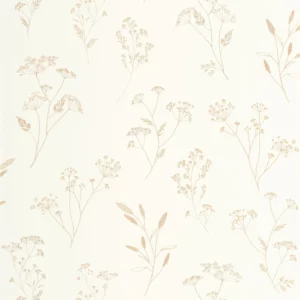 neutral botanical wallpaper from caselio