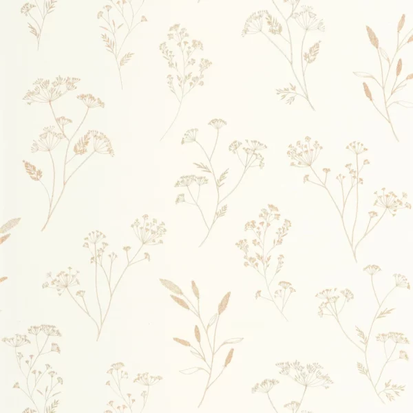 neutral botanical wallpaper from caselio