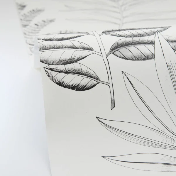 Florium Wallpaper - Noir Blanc by Florium Wallpaper - Noir Blanc from