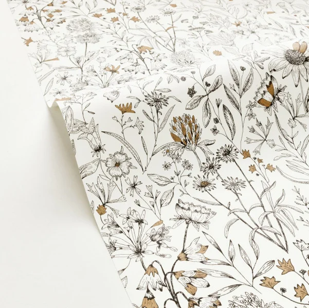 Jardin De Giverny Wallpaper - Blanc Noir by Jardin De Giverny Wallpaper - Blanc Noir from