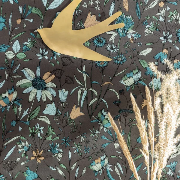 Jardin De Giverny Wallpaper - Carbone Vert by Jardin De Giverny Wallpaper - Carbone Vert from