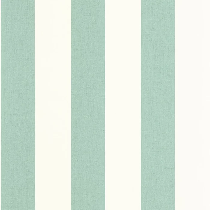 Linen Lines Wallpaper - Vert Menthe swatch