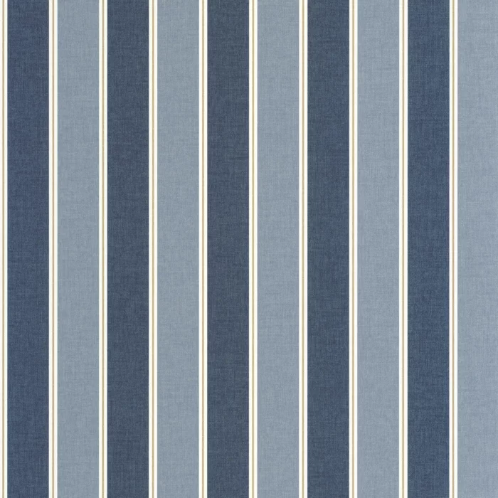 Classic Lines Wallpaper - Bleu Denim Or swatch