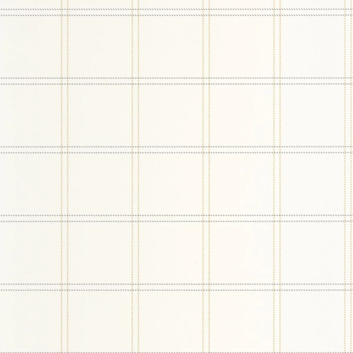 Fine Lines Wallpaper - Jaune Bleu by white checked wallpaper from caselio