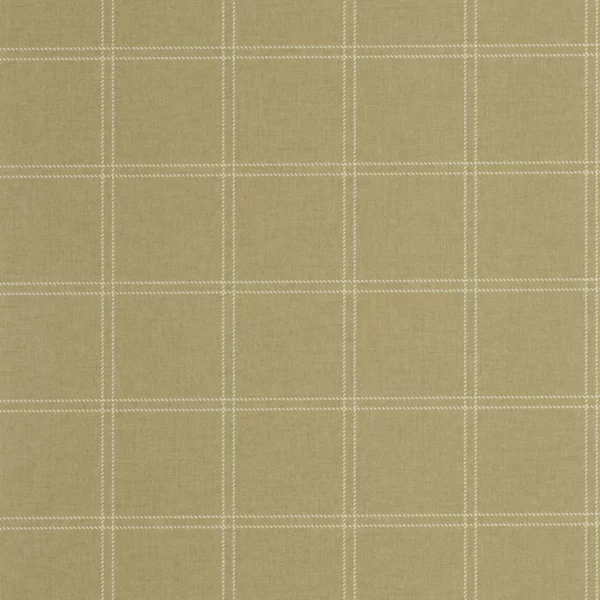 Fine Lines Wallpaper - Vert Olive by green checked wallpaper from caselio