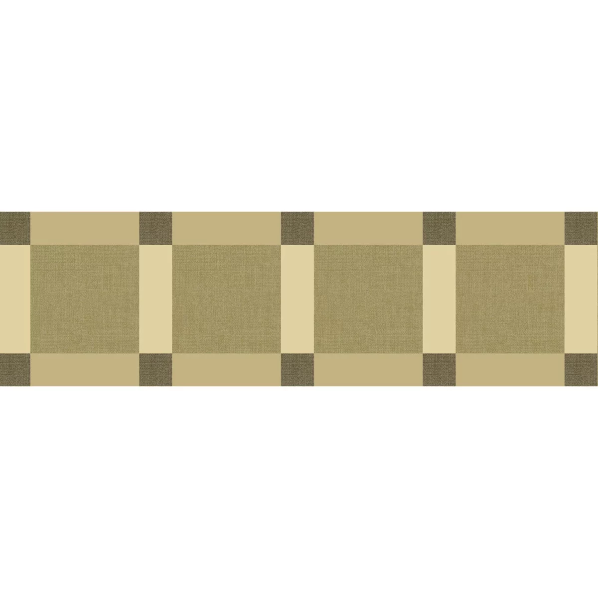 Square Border - Vert Olive by green checked wallpaper from caselio