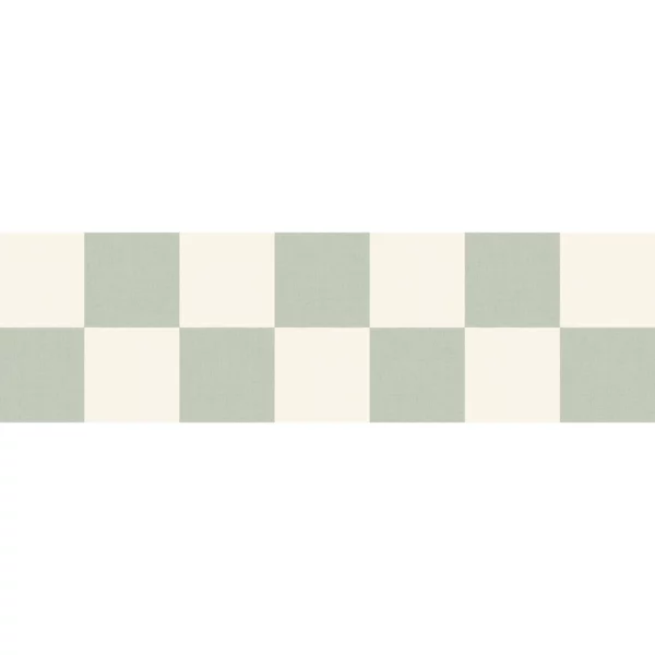 Checks Border - Vert Amande by blue checked wallpaper from caselio