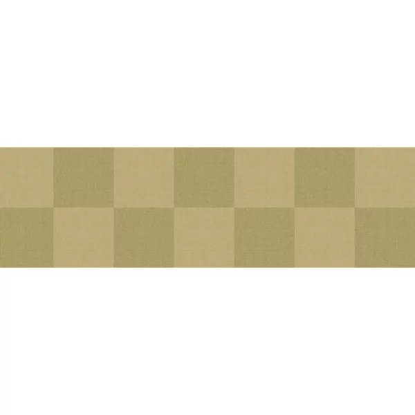 Checks Border - Vert Olive by green checked wallpaper from caselio