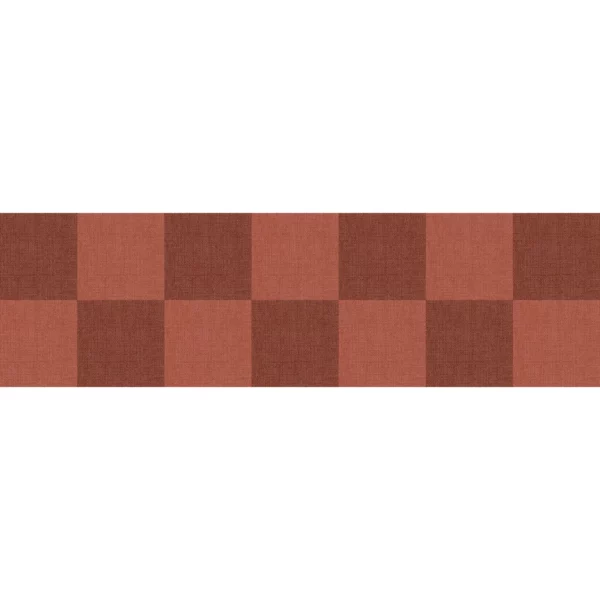 Checks Border - Bordeaux by red checked wallpaper from caselio
