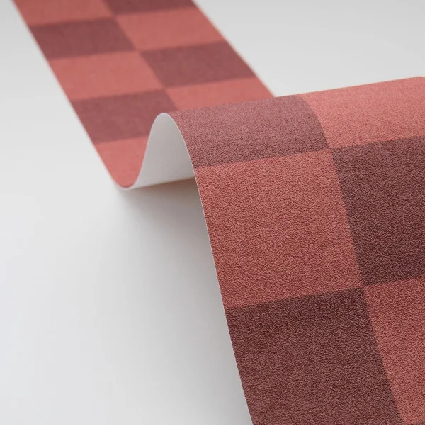 Checks Border - Bordeaux by Checks Border - Bordeaux from