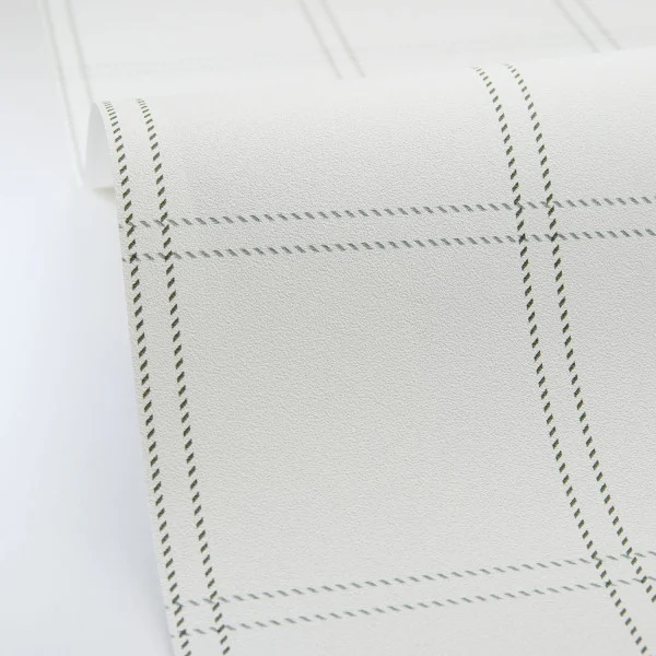 Fine Lines Wallpaper - Vert Bleu by Fine Lines Wallpaper - Vert Bleu from