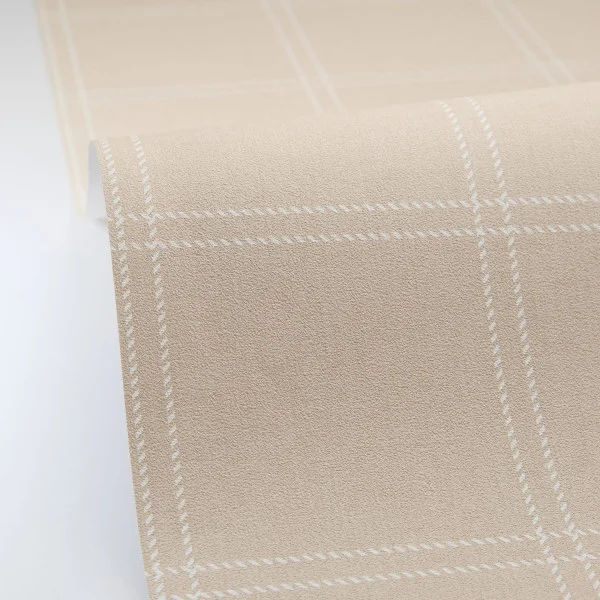 Fine Lines Wallpaper - Beige by Fine Lines Wallpaper - Beige from