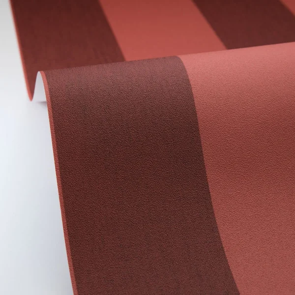 Linen Lines Wallpaper - Bordeaux by Linen Lines Wallpaper - Bordeaux from