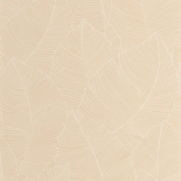 neutral botanical wallpaper from caselio