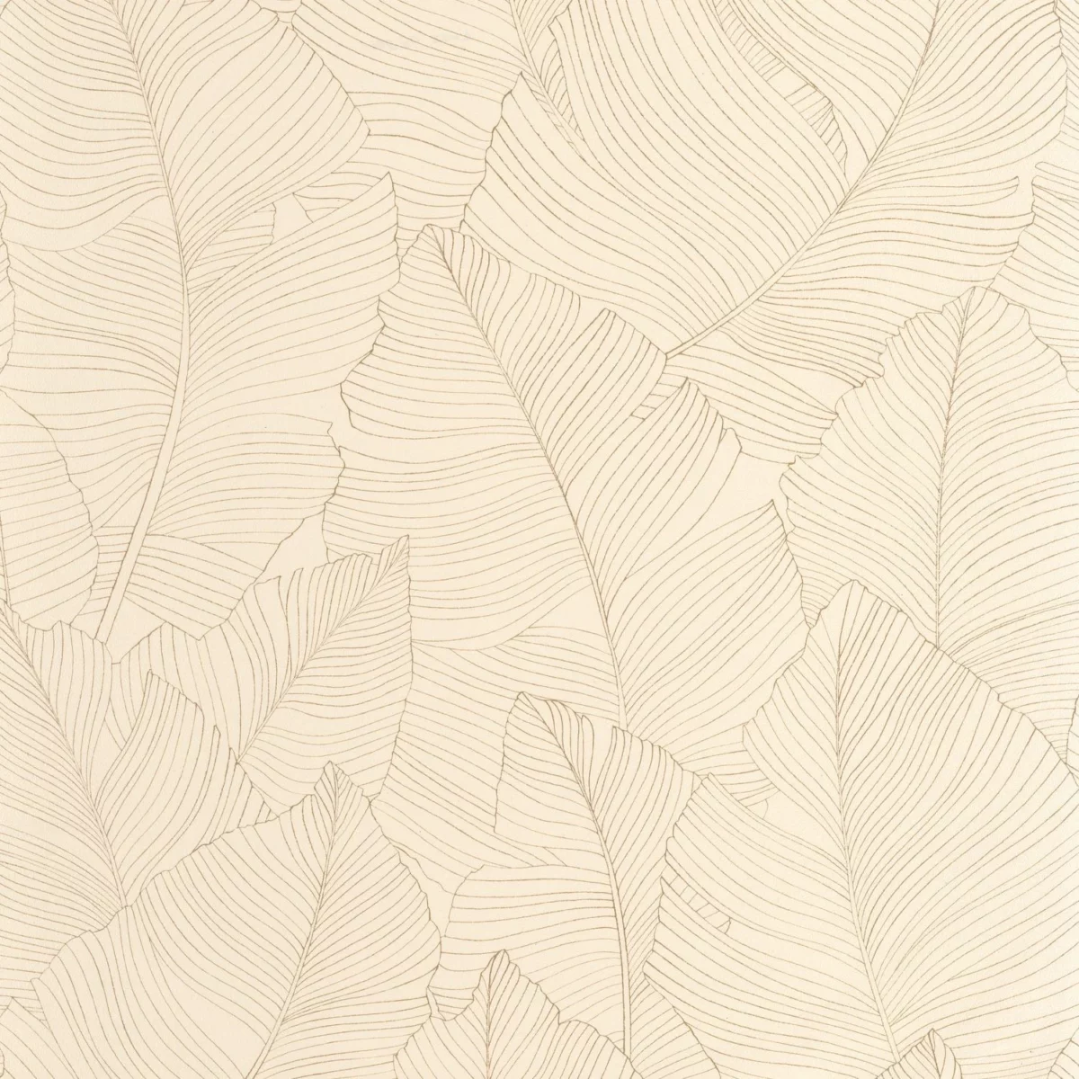 Vegetalia Wallpaper - Sepia Beige by neutral botanical wallpaper from caselio