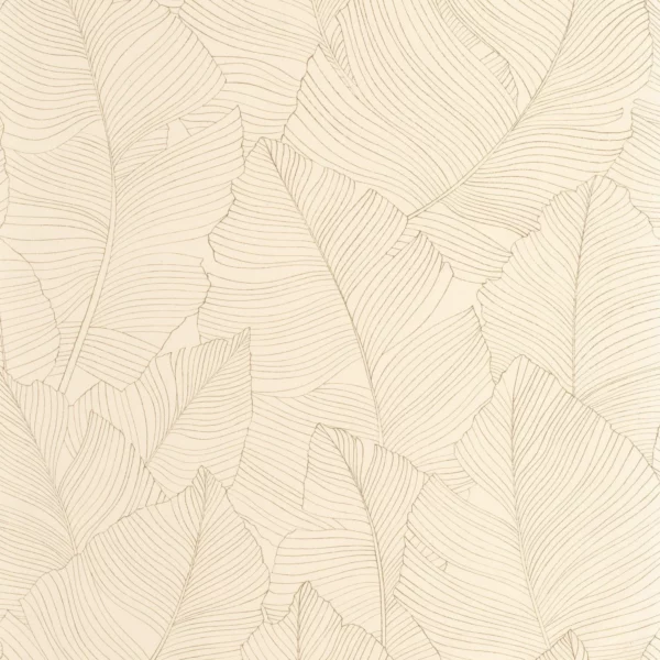 Vegetalia Wallpaper - Sepia Beige by neutral botanical wallpaper from caselio