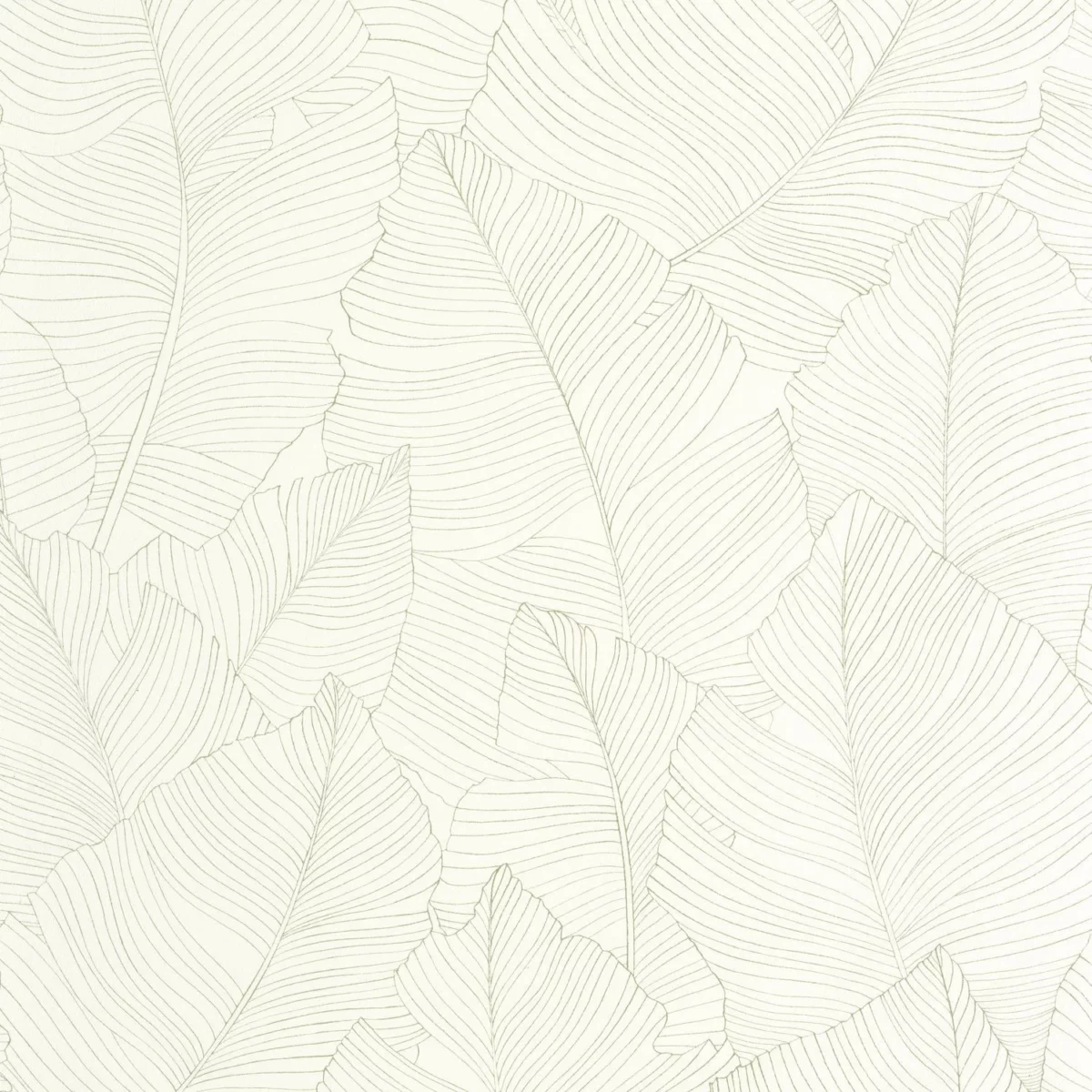 Vegetalia Wallpaper - Amande by white botanical wallpaper from caselio