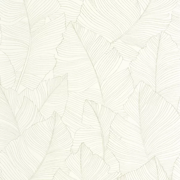 white botanical wallpaper from caselio