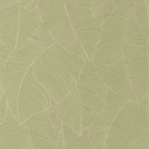 green botanical wallpaper from caselio