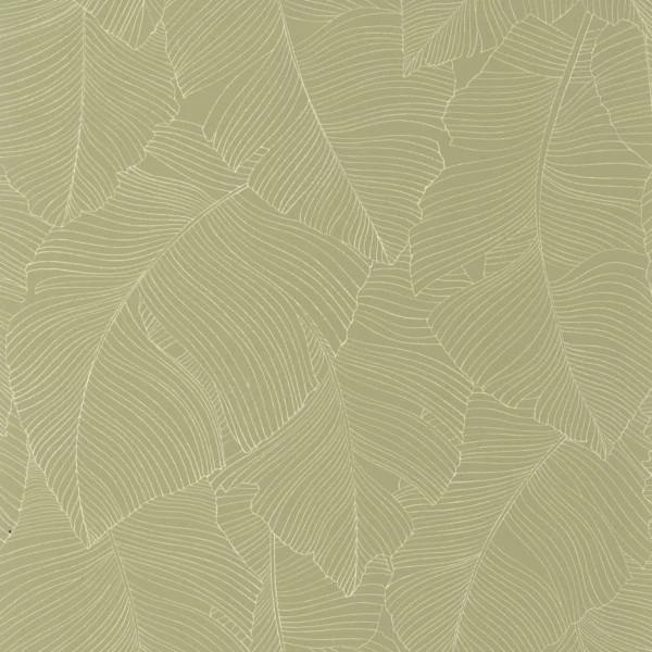 green botanical wallpaper from caselio