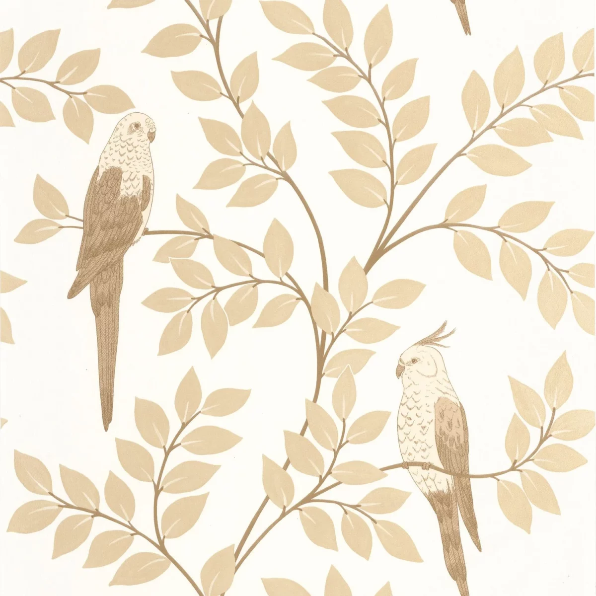 Equateur Wallpaper - Beige by neutral animal wallpaper from caselio