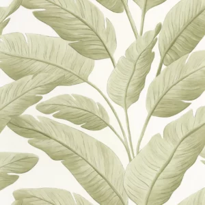 green botanical wallpaper from caselio