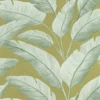 green botanical wallpaper from caselio
