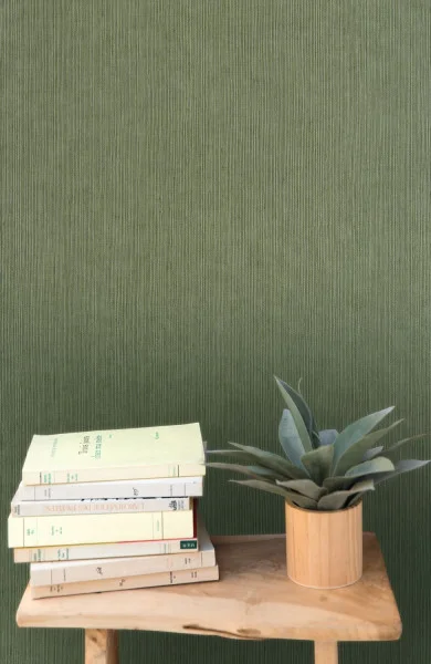 Sisal Wallpaper - Vert Mousse by Sisal Wallpaper - Vert Mousse from