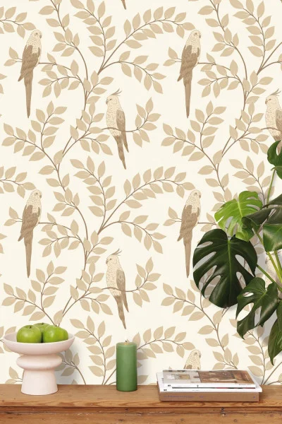 Equateur Wallpaper - Beige by Equateur Wallpaper - Beige from