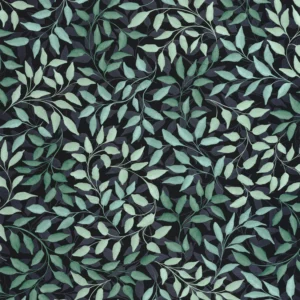 green botanical wallpaper from caselio
