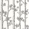 white botanical wallpaper from caselio