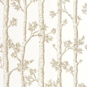 neutral botanical wallpaper from caselio