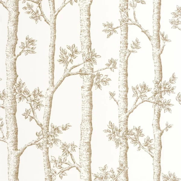 Automne Wallpaper - Dore by neutral botanical wallpaper from caselio