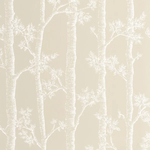 Automne Wallpaper - Beige by neutral botanical wallpaper from caselio