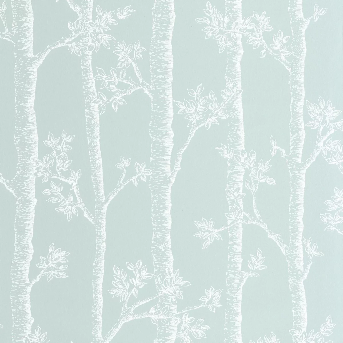 Automne Wallpaper - Bleu Doux by blue botanical wallpaper from caselio