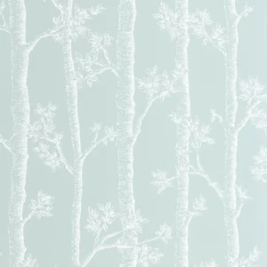 blue botanical wallpaper from caselio
