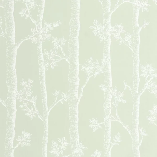 Automne Wallpaper - Vert D Eau by green botanical wallpaper from caselio