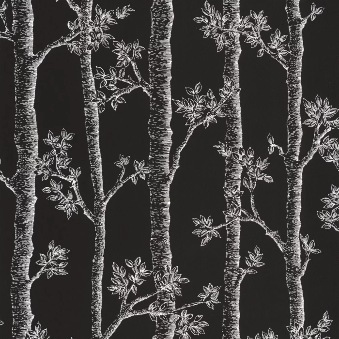 Automne Wallpaper - Noir swatch