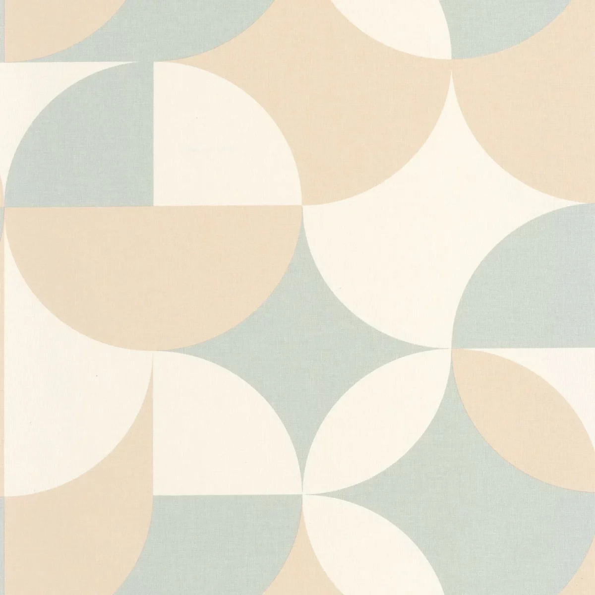 Charly Wallpaper - Beige Bleu by blue geometric wallpaper from caselio