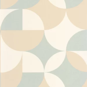 blue geometric wallpaper from caselio